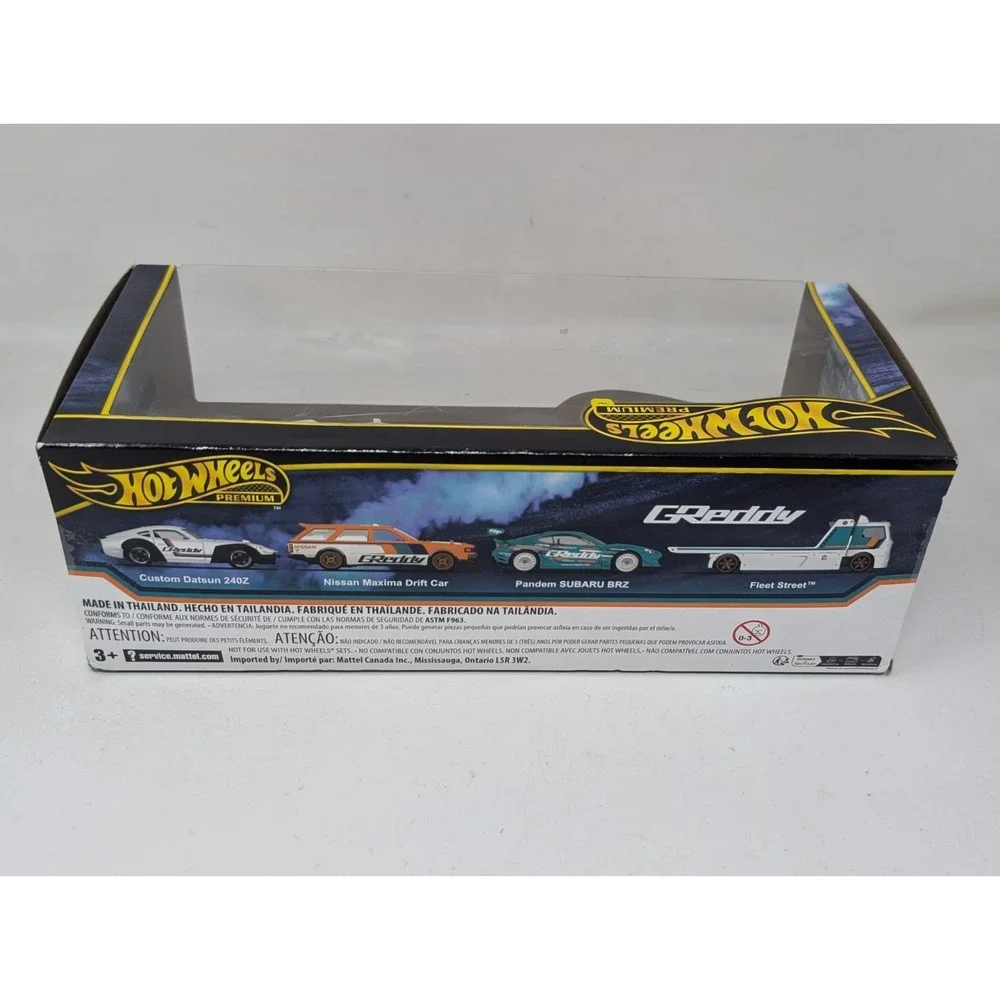 Hot Wheels Premium GReddy‎ 4-Car Set Datsun 240Z Maxima BRZ Pandem NEW SEALED